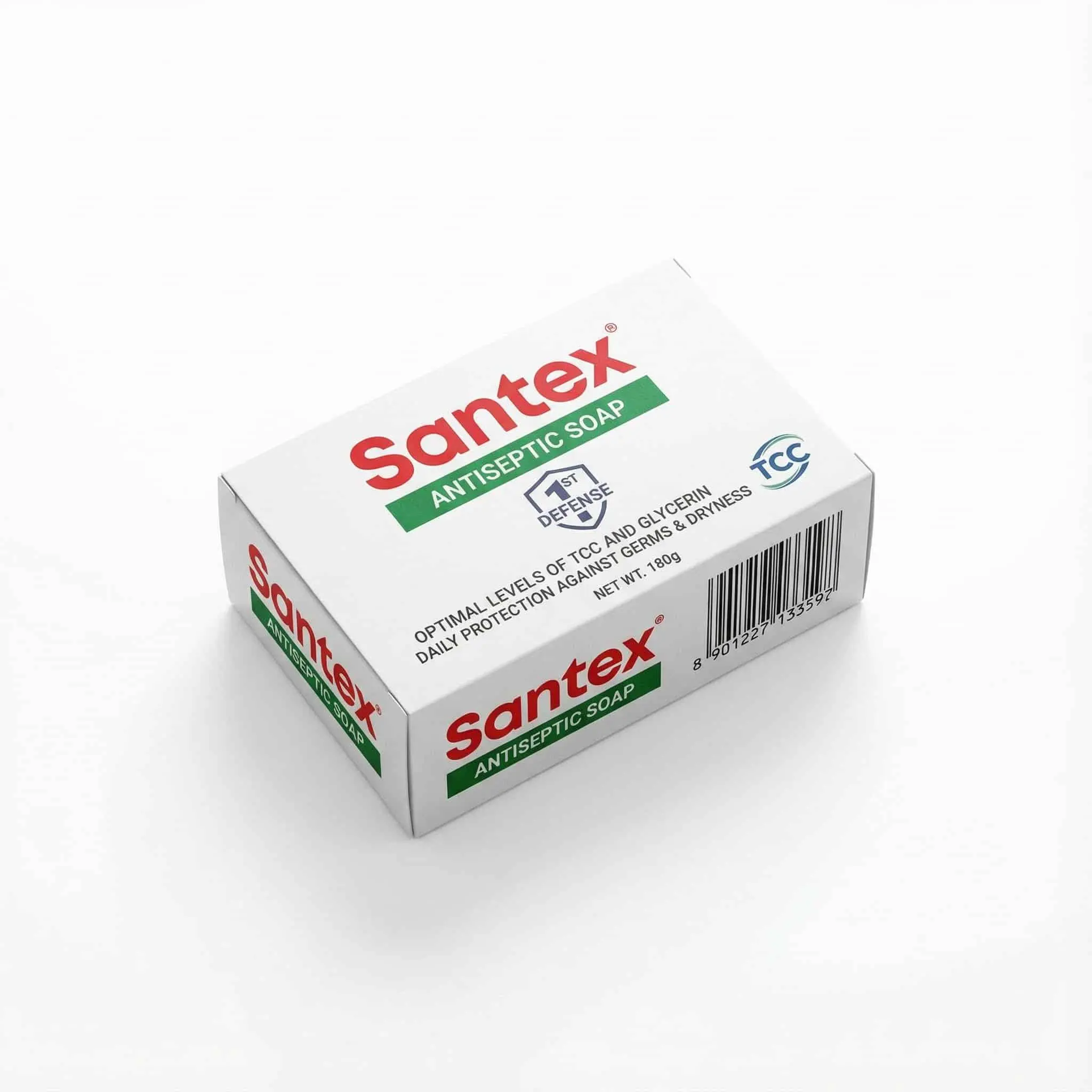savon de toilette Santex rouge pratique pour toute la famille